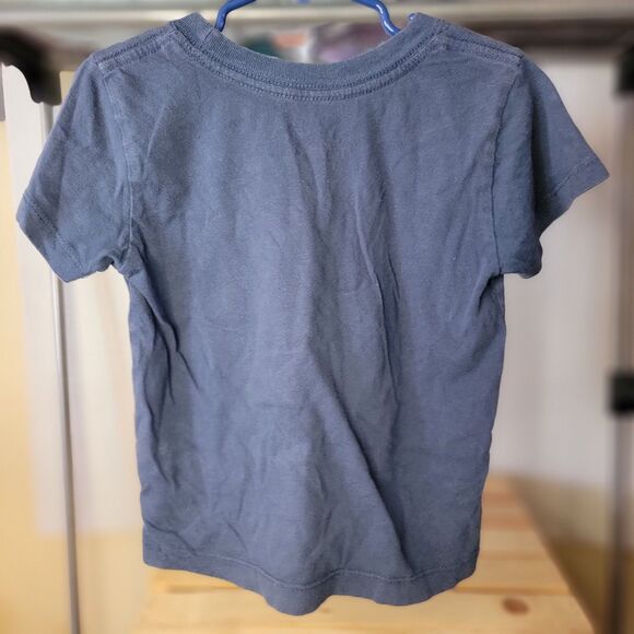 Rockware AC DC Let There Be Rock Graphic Tee Navy Short Sleeve Toddler - Size 4T - Picture 2 of 3